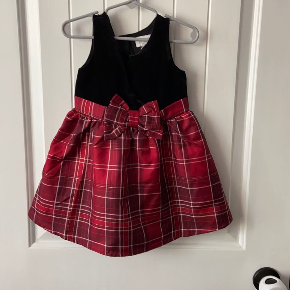 Black and Red Holiday Dress